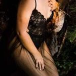 ✨ Floral Lace Scalloped Teddy Bodysuit & Mesh Skirt✨ Black Size L Photo 0