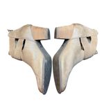 Vionic  Booties Womens Size 11‎ Taupe Suede Leather Block Heel Cut Out Buckle Zip Photo 4