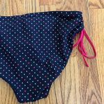 Nautica NEW NWT Navy Blue White Red Polka Dot USA Bow Tie Side Bikini BOTTOM 12 Photo 9