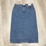 Abercrombie & Fitch High-Rise Denim Skirt - NEW! - Size 14 Petite Photo 3
