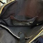 Nike  TOTE BAG Women's Vintage HERITAGE Vertical Leather BA2943 Silver Black Photo 6