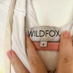 Wildfox  Hadley Hoodie Edelweiss Wash Tie-Dye Cropped  Sweatshirt Photo 3