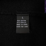 Iz Byer  black grey open‎ front long cardigan sweater, L Photo 10