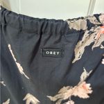 Obey Women's Mini Dress Redux Black Pink Floral Size M Photo 6