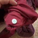 Lululemon Runderful 1/2 Zip Bordeaux Heathered Berry Rumble W3L95S size 12 Photo 3