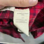 Woolrich  The Pemberton Flannel Long Sleeve Button Down Shirt‎ Black Red Size M Photo 9