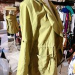 Milk and Honey  army green velvet jacket lightweight adjustable waist and sleeves with pockets with hat  New with tag  Same day shipping  Smoke and pets free   Photo 3