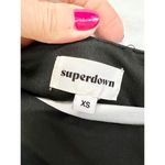 superdown  Kaelyn Mesh Panel One Shoulder Bodycon Maxi Dress Black Womens Size XS Photo 2