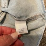 Xhilaration Distressed Denim Button Down Long Sleeve Top Photo 5