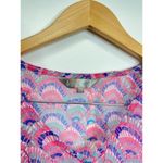 The‎ Royal Standard Beach Cover Up Shell Print Pink/Blue Size Medium Pink Photo 4