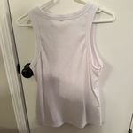 Women’s SAVVI White Ribbed Tank Top Size XL Photo 2