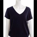 Anthropologie Valentina Navy Blue Short Sleeve Sweater Photo 7