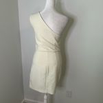 Michael Costello  x Revolve ivory one-shoulder mini dress size M Photo 4