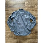 prAna  Mens Button Down Long Sleeve Woven Shirt Sz S Casual Hiking Outdoors Blue Photo 3