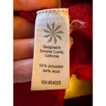 Athleta  Dress Women XL Red Claret Zip Neck Wool Blend Olympia Sweater Dress Photo 9