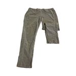 Ralph Lauren LAUREN GRAY CORDUROY HIGH WAIST LEGGINGS PANTS WITH ZIPPERS (12) Photo 6