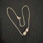 Christian Dior Dior Elegant Silver Necklace with Cube Accents Photo 1