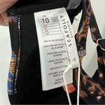 Seafolly  Silk Road DD Scoop Neck Halter Bikini Top Black Size 6 NWT Photo 4