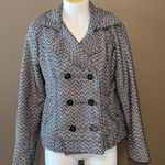 Charlotte Russe Tweed Double Breasted Wool Blend Coat Jacket Size Large Photo 0