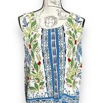 Haute Hippie New Sleeveless Button Back Boho Floral Multi Print Tank Top Small Photo 0