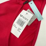 Roxy  Bikini Bottoms Size Large Casual Mood Full Swim NWT Magenta Tortoise Rings Photo 3