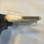 Hallmark White and Gold Clutch with Unique Landmark Design EUC Photo 5