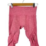 Alphalete Aero Leggings Seamless Compression Athletic Pants Rose Pink Medium Photo 2