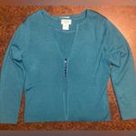 Talbots Silk Blend Short Sleeve Top Cardigan Set - size medium Photo 7