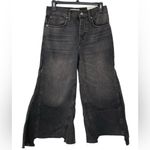 Free People NEW We The Ripple Patchwork Wide Leg Flare Cropped Jeans 26 LONG Photo 5