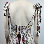 Angie  Sleeveless‎ Shoulder Tie Floral Boho Dress Photo 4