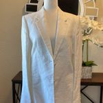 Helmut Lang  Off-White Hemp and Cotton-blend Blazer Photo 4