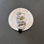 Urban Outfitters  Set of 5 Silver & Stone Rings Women’s Sz 7 NWT Photo 2