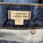 Madewell Perfect Vintage Jeans 30 Denim High Rise Casual Sparkly Piping Photo 4