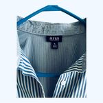 a.n.a  striped button down flare sleeve top Size Xl Photo 5