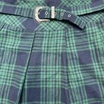 Cider NWT Tartan Pleated Mini Skirt With Faux Belt XL Photo 1