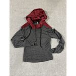 Free People FP Movement Gray Lightweight Layer Hoodie Size Small EUC Take A Leap Photo 2