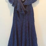 Francesca's Collections Navy Lace Dress Blue Photo 0