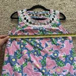 Lilly Pulitzer Vintage Lily Pulitzer Women’s Butterfly Floral Cotton Shift Dress Size 6 Preppy Photo 4