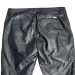 Marciano  Guess Lamb Leather Low Rise Pants 4 Black Lined Skinny Pockets Soft Photo 3