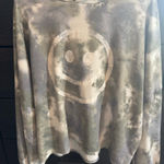 Peach Love California Peach Love Women’s Small Smiley Tie Dye Hoodie Photo 0