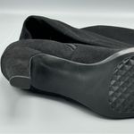 Aerosoles Women's Black 10 M  So Cute Black Suede Zipper 3.5" Heel Tall Knee High Photo 10