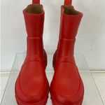 Rag and Bone  Red Rubber Shiloh Rain Boots Size 35/5 Photo 1