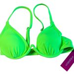 Xhilaration  Juniors' Lime Green Underwire Bikini Top - Size XS-00 - NWT Photo 0