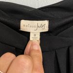 Maison Jules  Black Sleeveless Chiffon Mini Dress Sz S Photo 3
