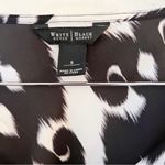 White House | Black Market Abstract Print Cowl Scoop Neck Sleeveless Top Small Photo 4