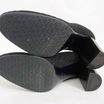 Aquatalia Aquitalia Black Quilted Round Toe Block Heels Black Size 6 Photo 3