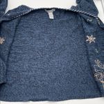 Tiara International Vtg Tiara Ugly Christmas Sweater Cardigan Women’s Large Santa Rudolph Holiday Photo 14