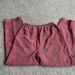 AMERICAN SWEETHEART Women's Size 14 Mauve Elastic Waist Corduroy Pull On Pants Blue Photo 2