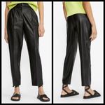 Ted Baker ππ Faydell Pleather Trouser ~ Black US 8 NWT *NO BELT* Photo 4