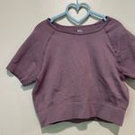Athletic cropped tee Purple Photo 1